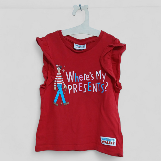 (6JNR) Where's Wally | Christmas Blouse