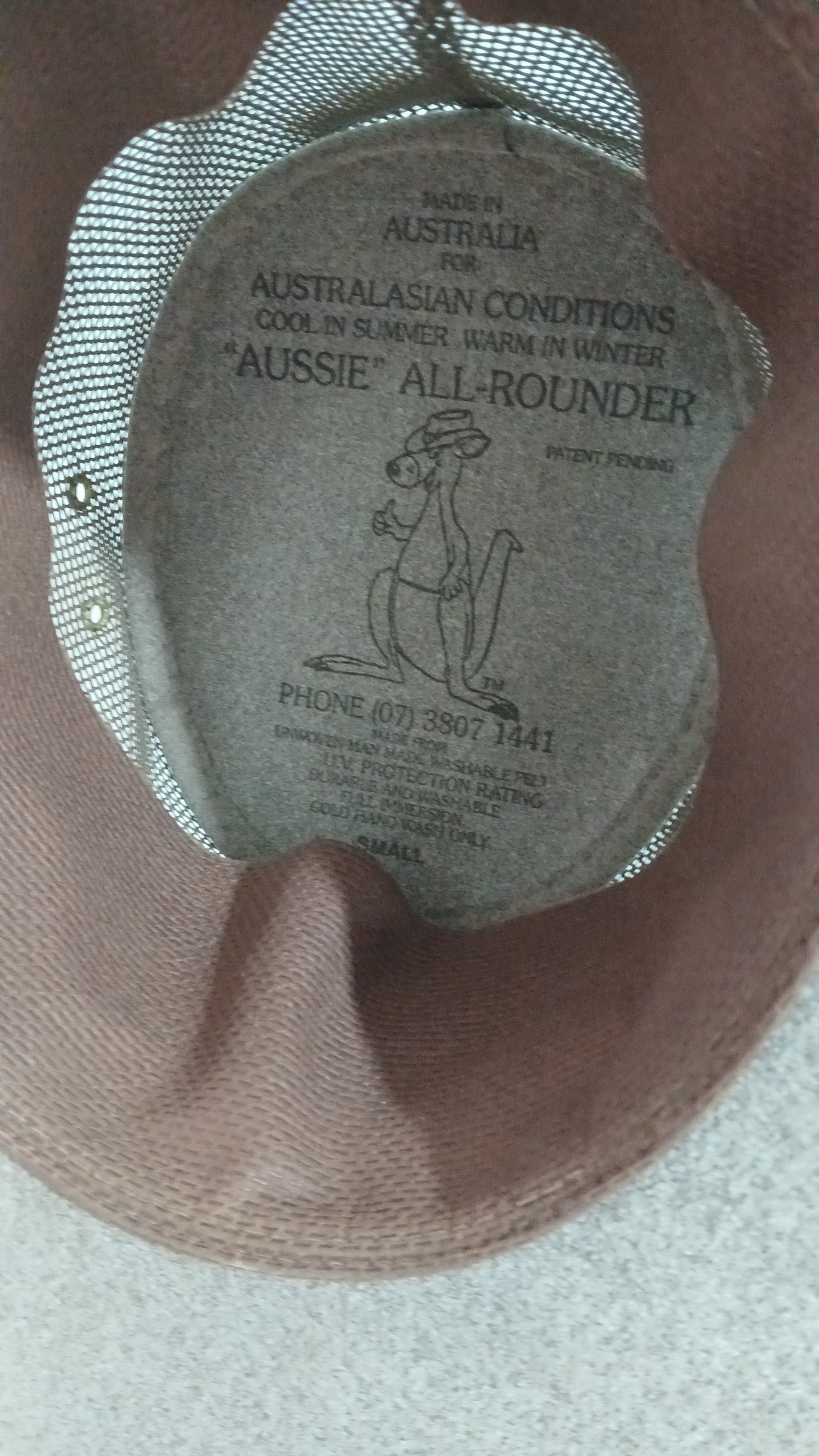 NEW (S) Grey Aussie Felt Hat