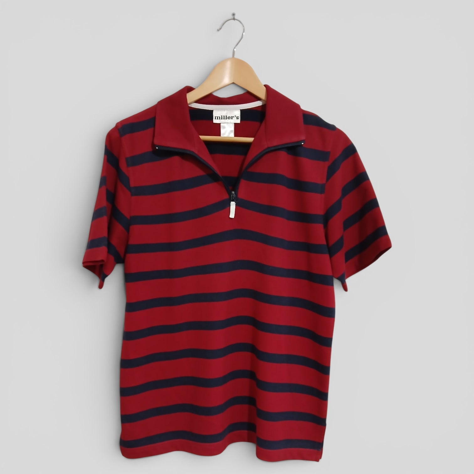 Image of (10) Millers | Red Striped polo