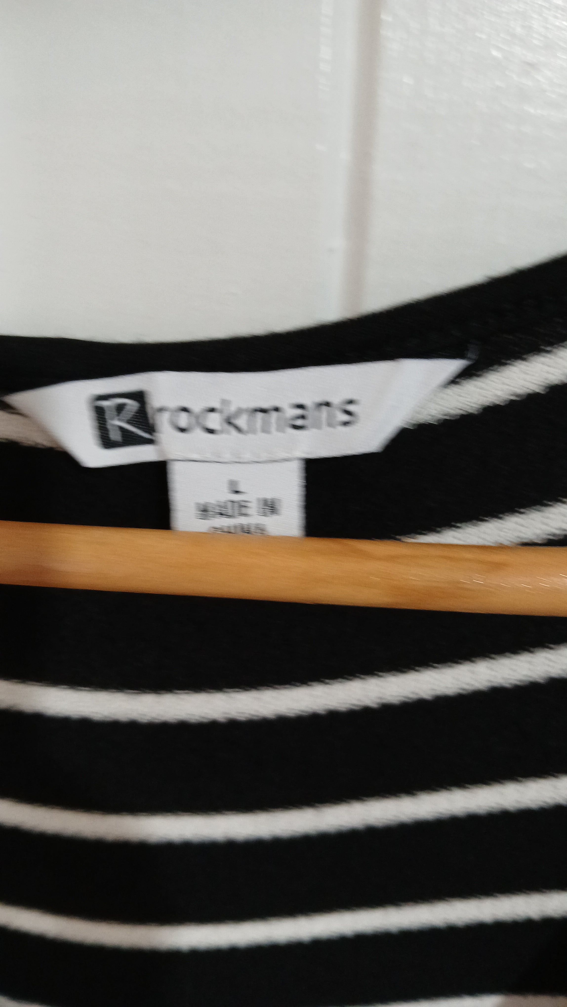 Image of (L) Rockmans | Striped LS Blouse
