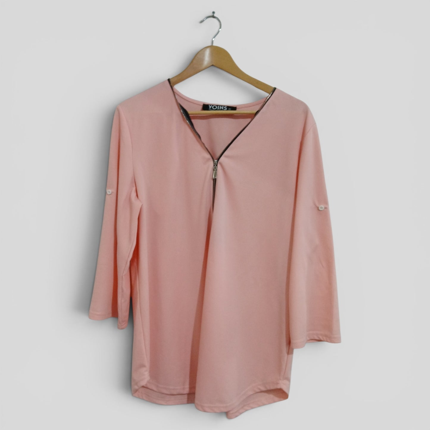 (XL) YOINS | Pink Blouse