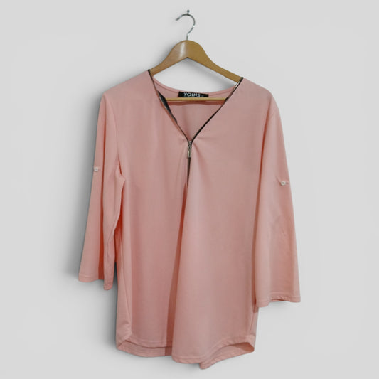 (XL) YOINS | Pink Blouse