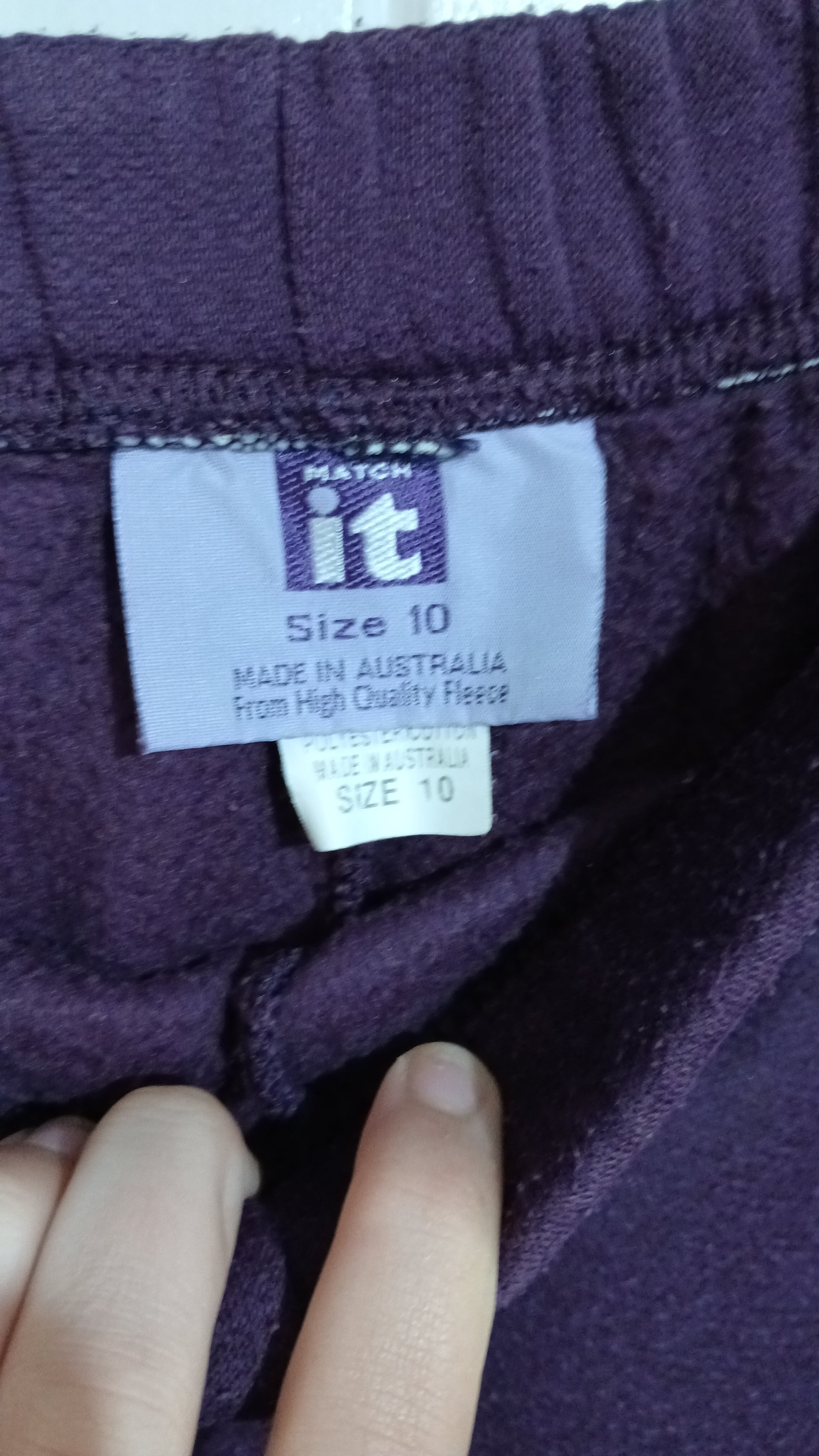Image of (10) Match It | Purple Trackpants