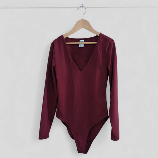 (12) Anko | Maroon Bodysuit