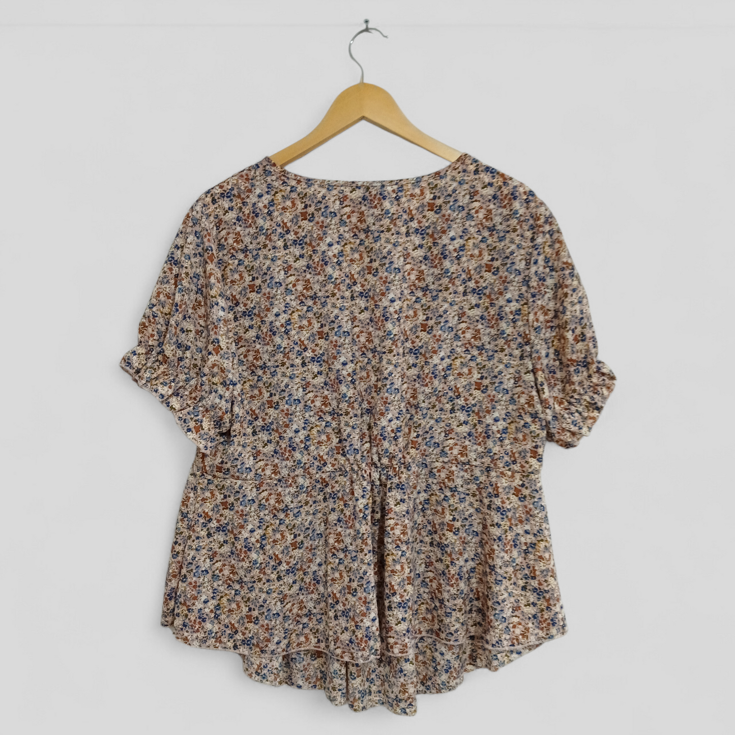 (1XL) Shein Curve | Floral Blouse