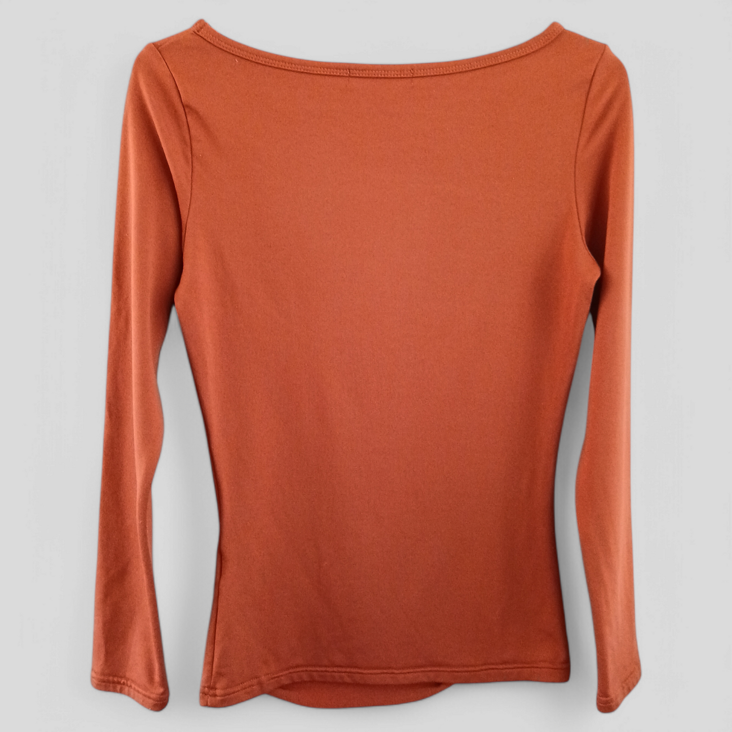 (S) Ally | Rust L/S Blouse