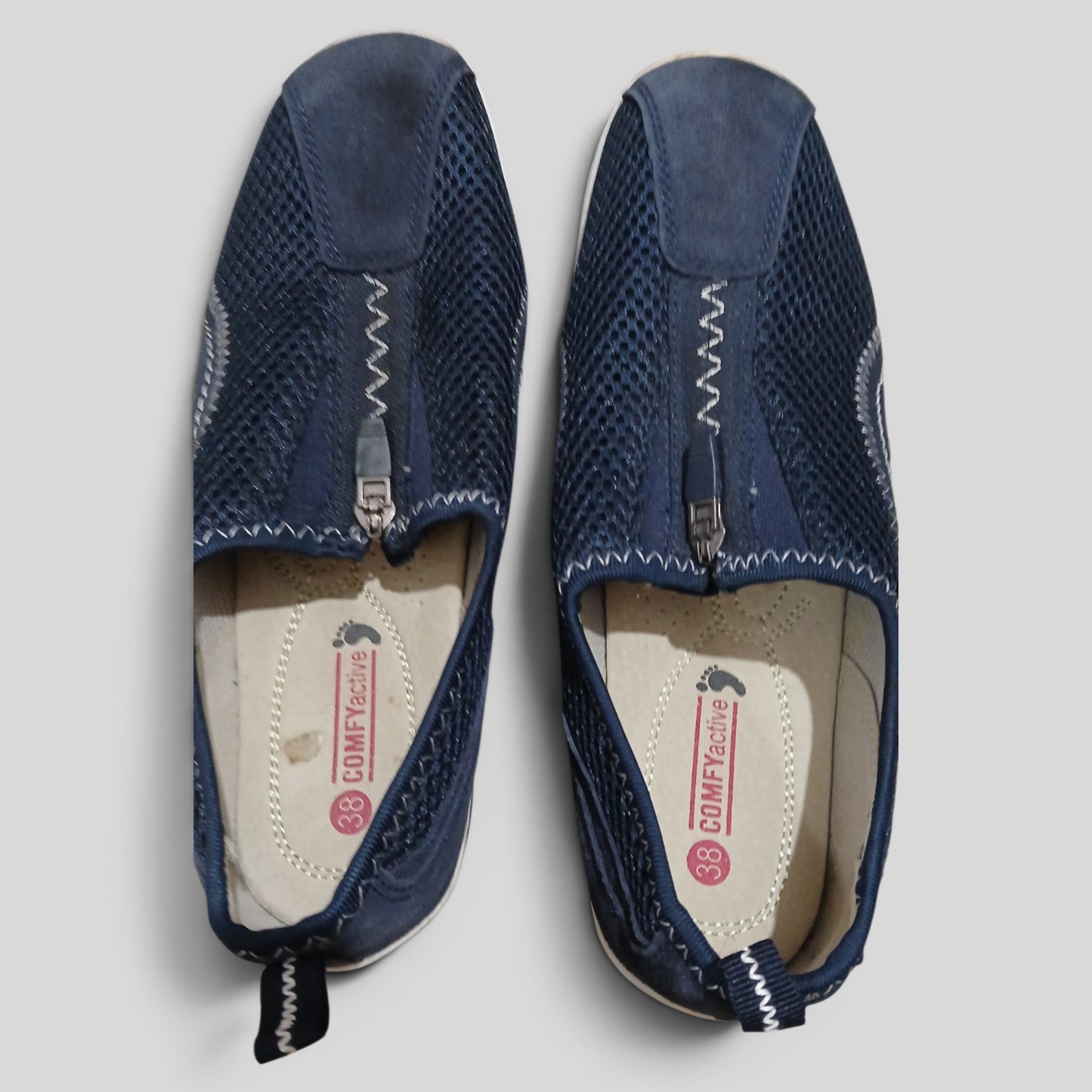 (38) ComfyActive | Navy Shoes