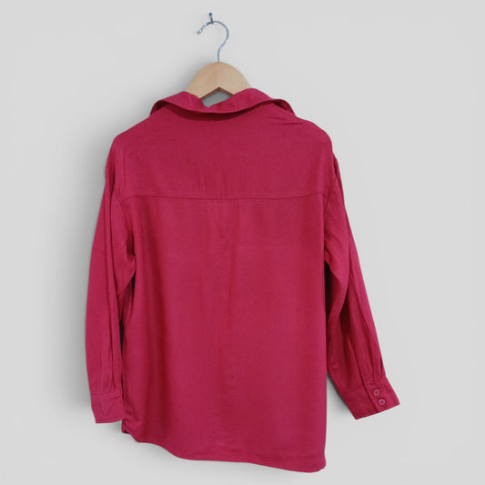 (8JNR) H&M | LS Pink Shirt