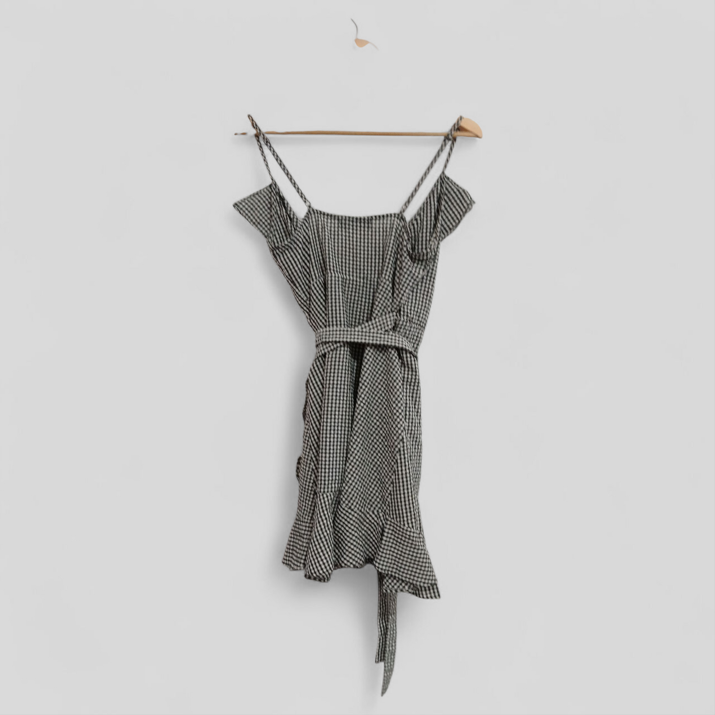 (8) Ally | Gingham Wrap Dress