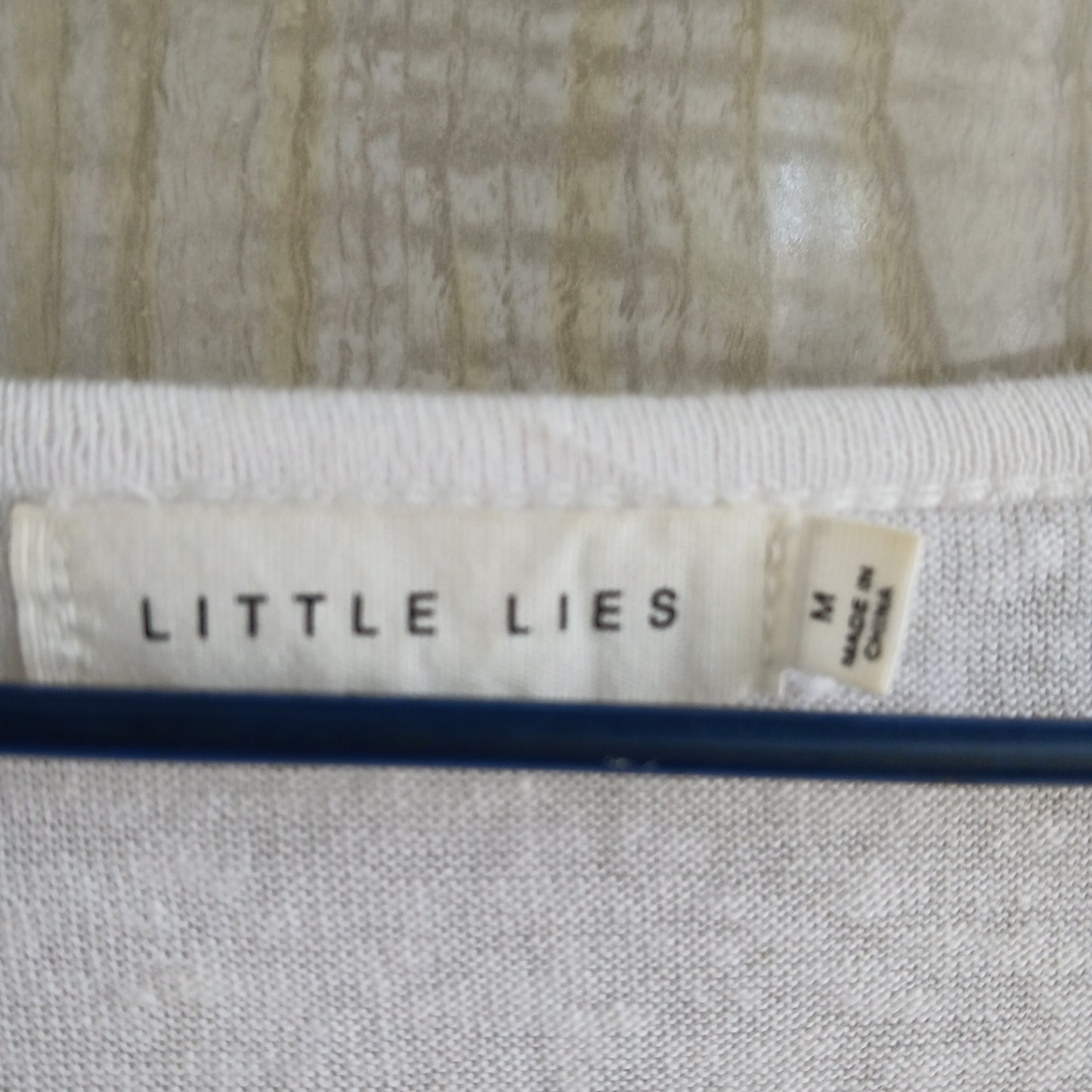 (M) Little Lies White Blouse