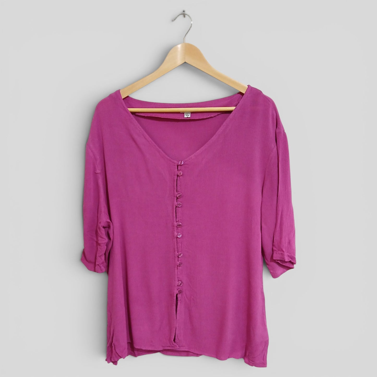 (M) Innovations | Fucshia Blouse