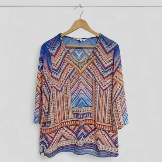 (14) W Lane | Colourful Blouse