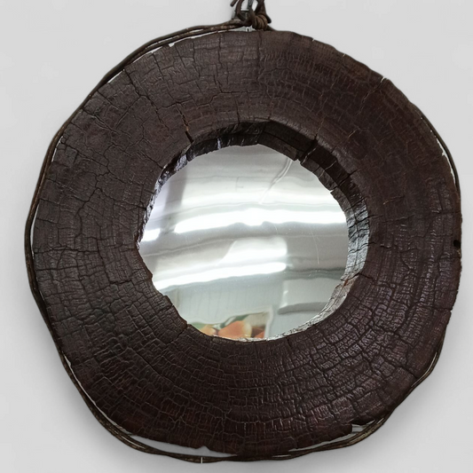 Wire Wrapped Ironbark Mirror