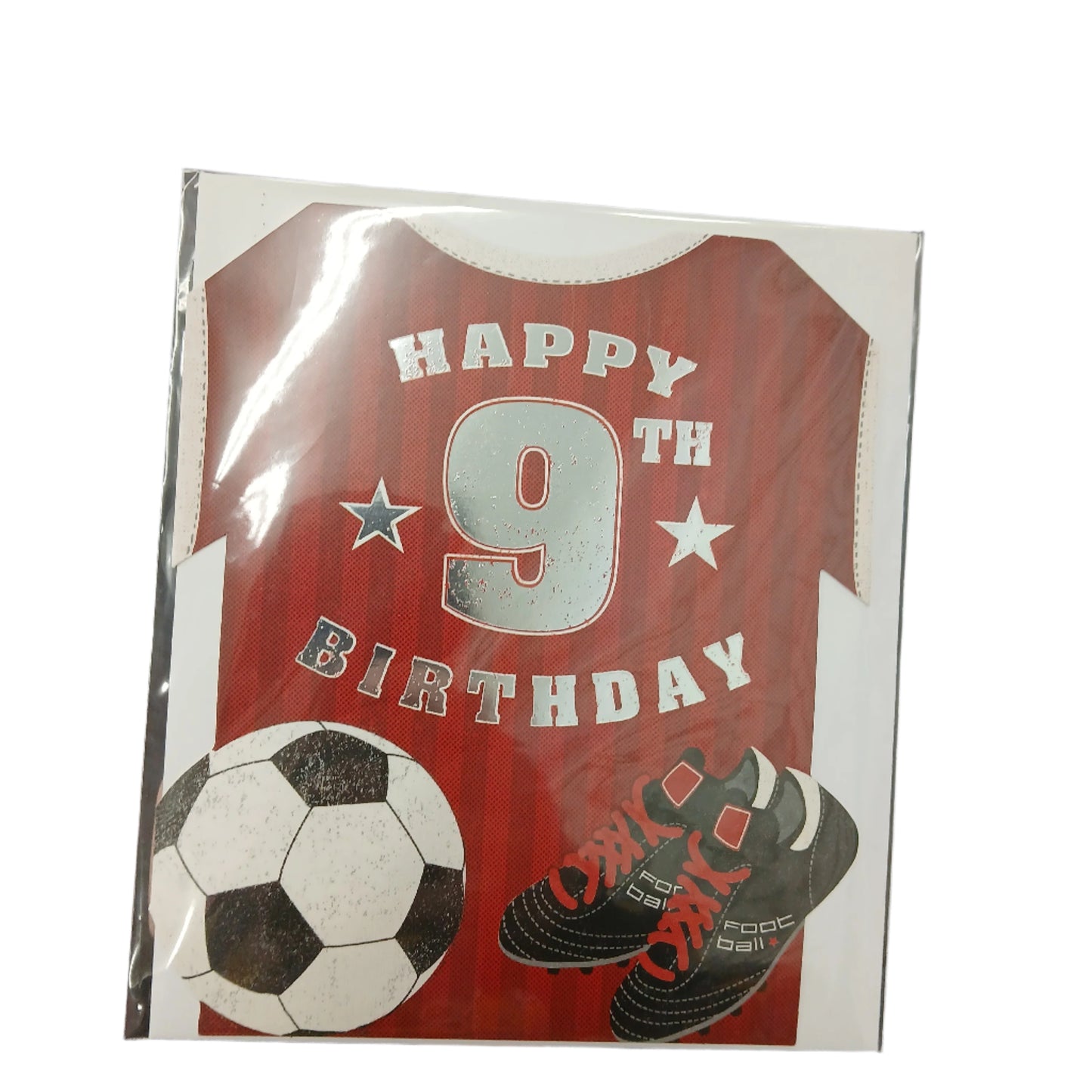 Birthday Card |  9th Boy/Football Shirt