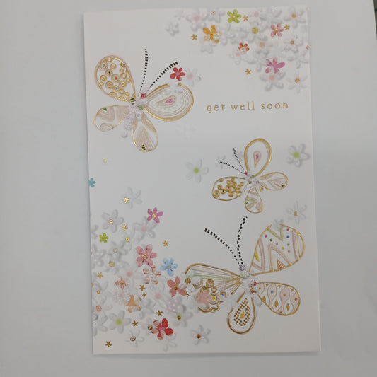Get Well Card | Butterflies