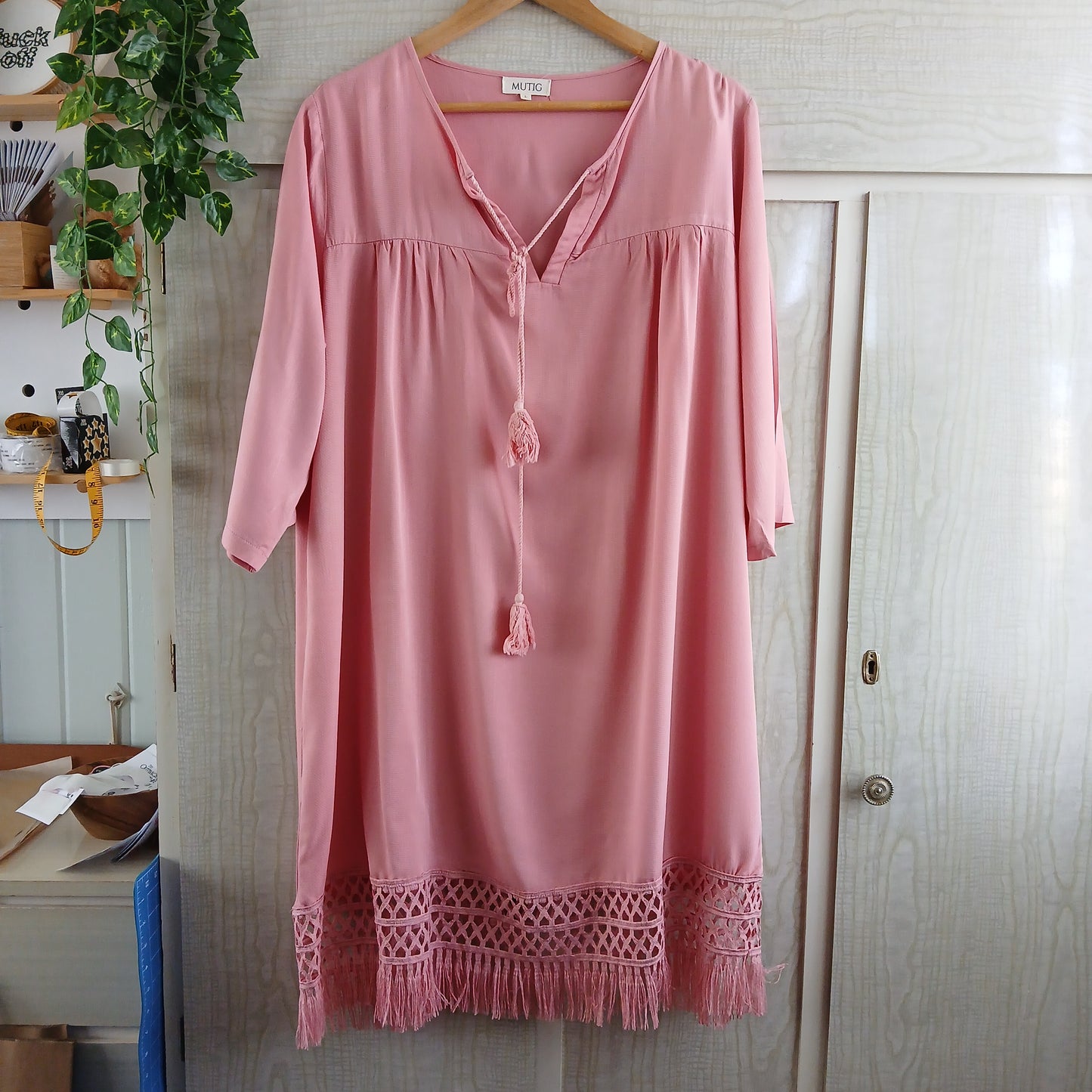 (L) MUTIG pink dress