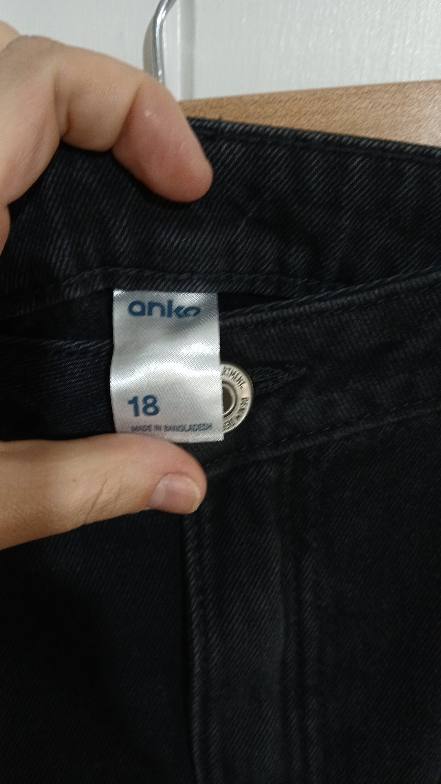 (18) Anko | Black Denim Skirt