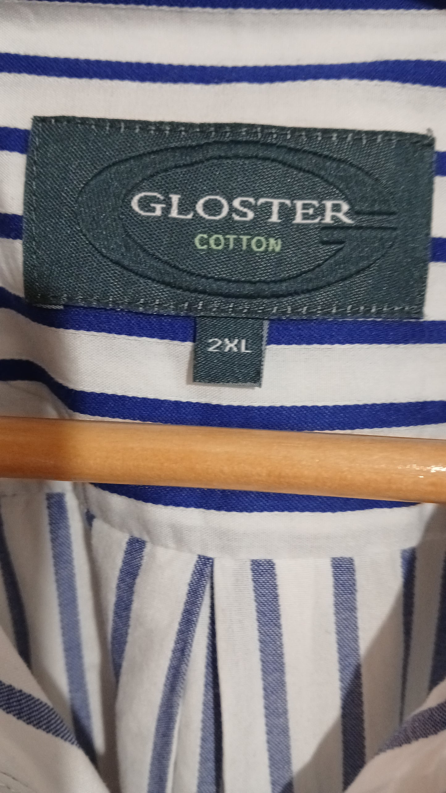 (2XL) Gloster | Striped LS Shirt