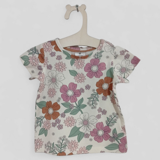 (000) Target Organic Cotton | Floral Shirt