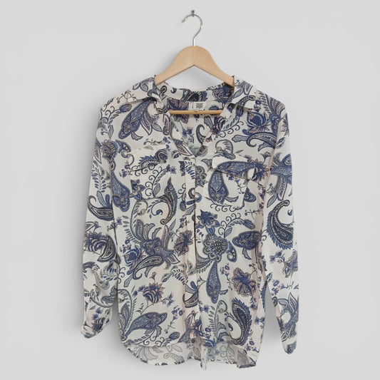 (14) Rivers | Paisley Patterened LS Blouse