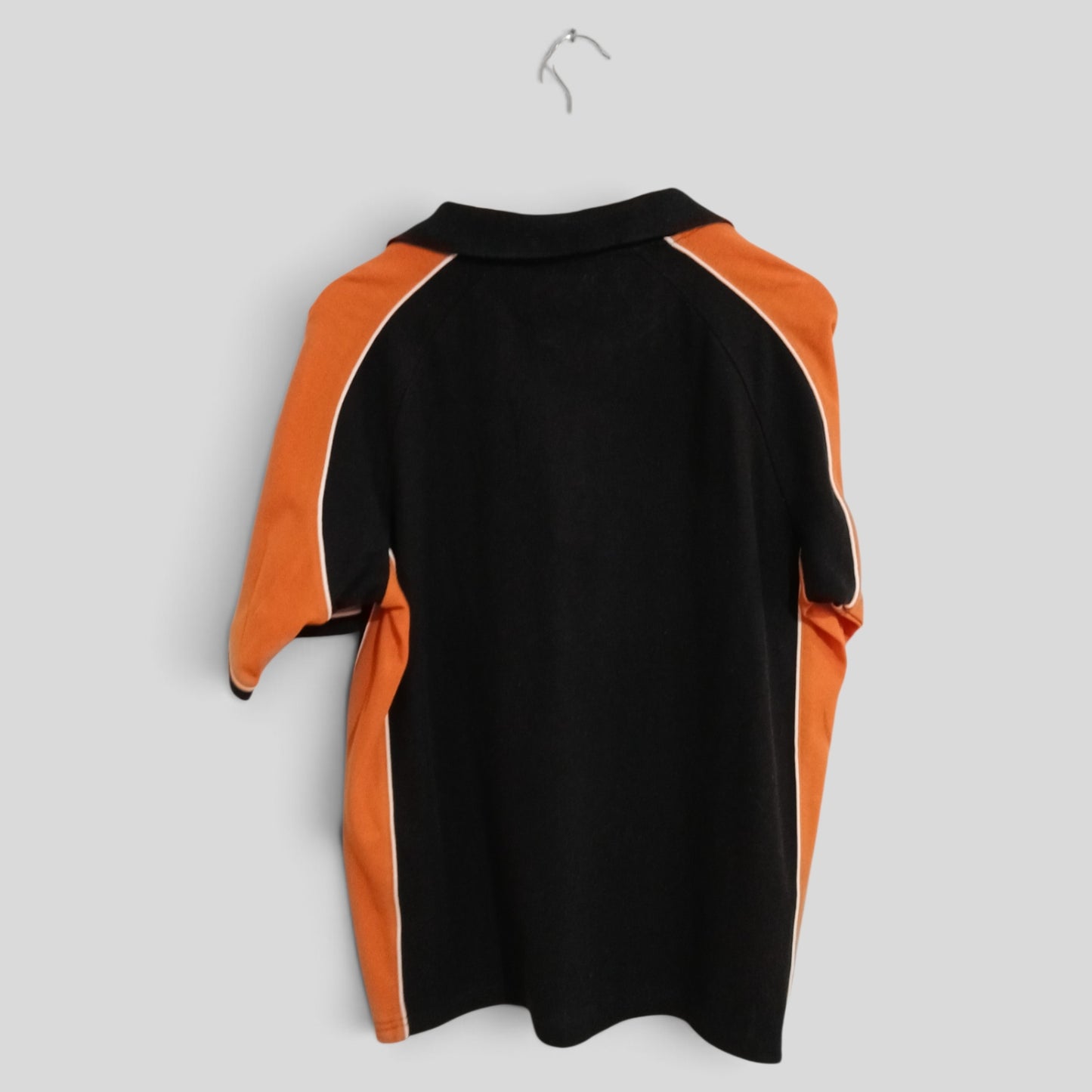 (M) Biz Collection | Black Orange Polo
