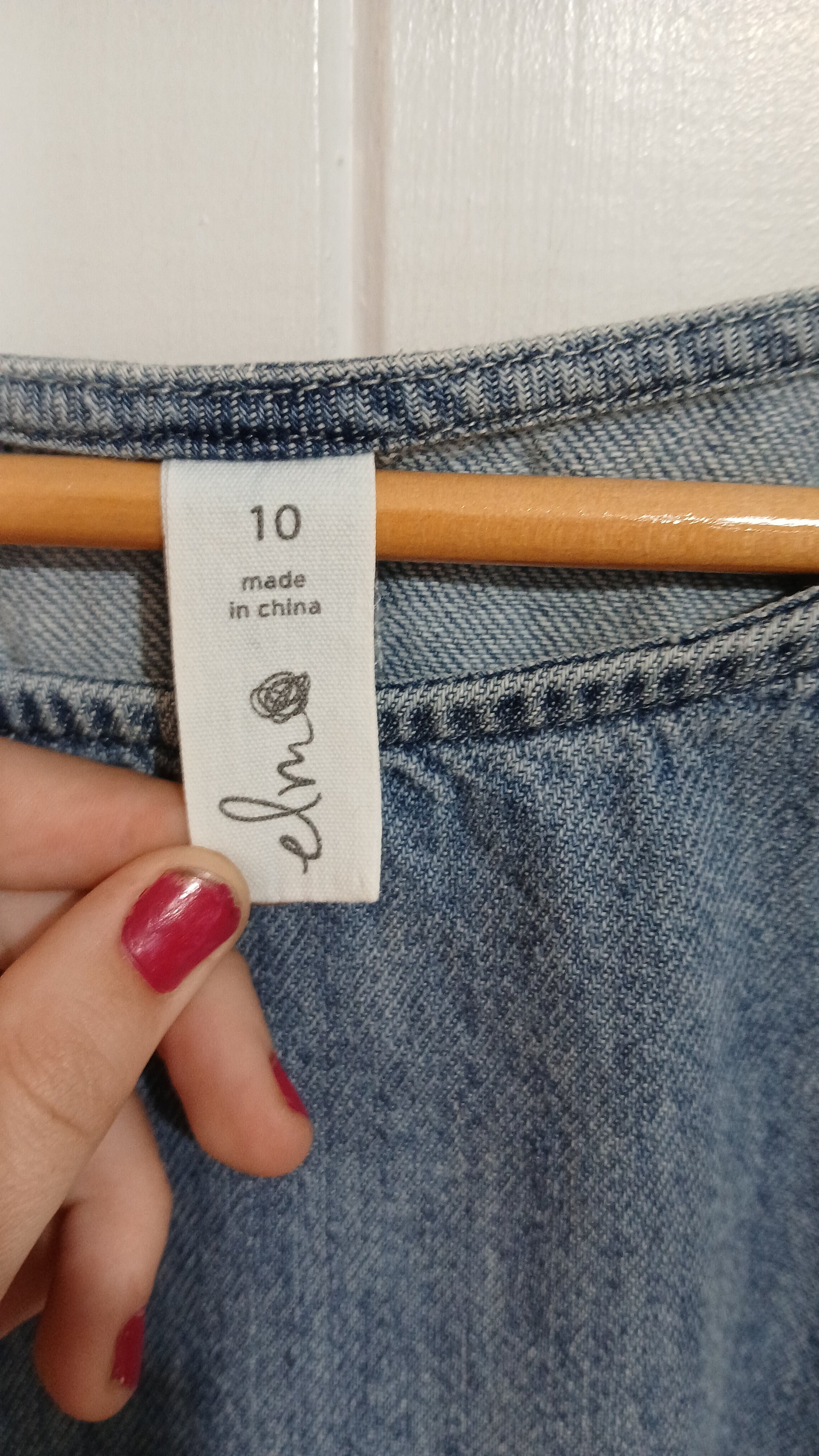 Image of (10) Elm | Denim Blouse