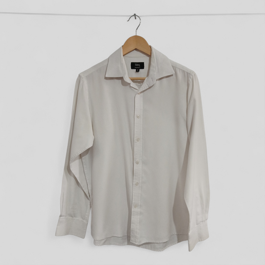 (39/40) Blaq | White LS Shirt
