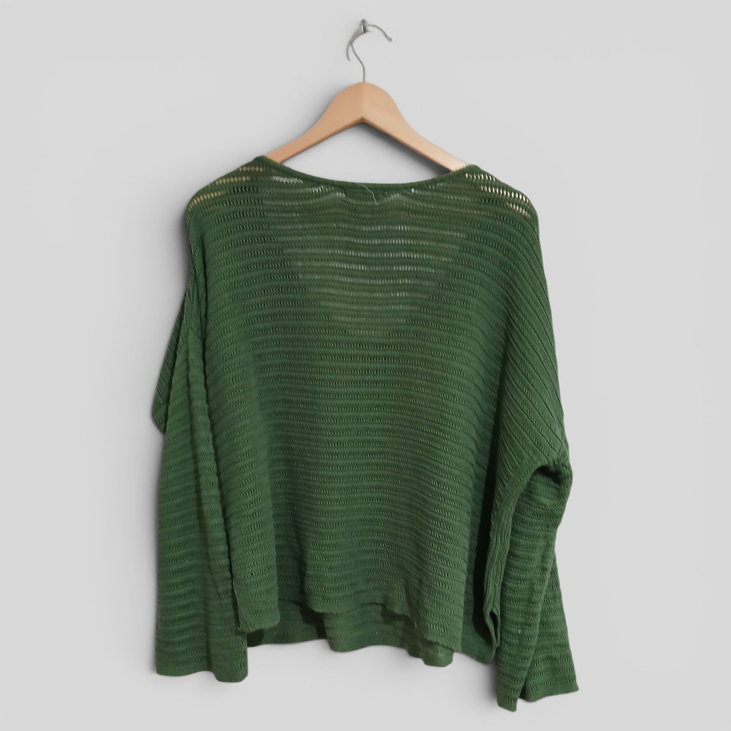 (S/M) Little Lies | Green Knit Cardi