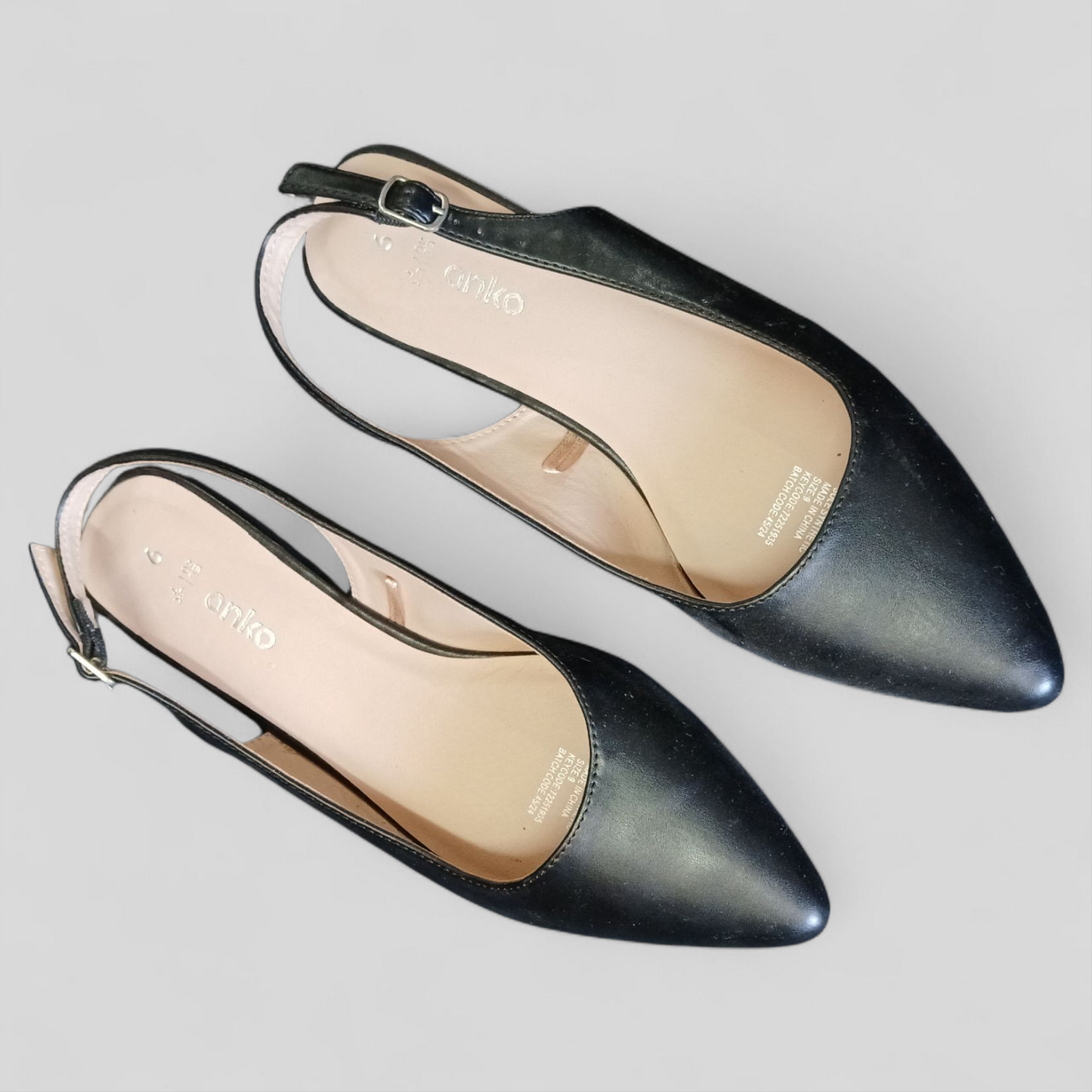 (9) BNWOT| Anko | Black Slingback Flats