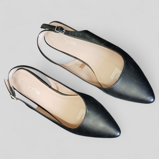 (9) BNWOT| Anko | Black Slingback Flats