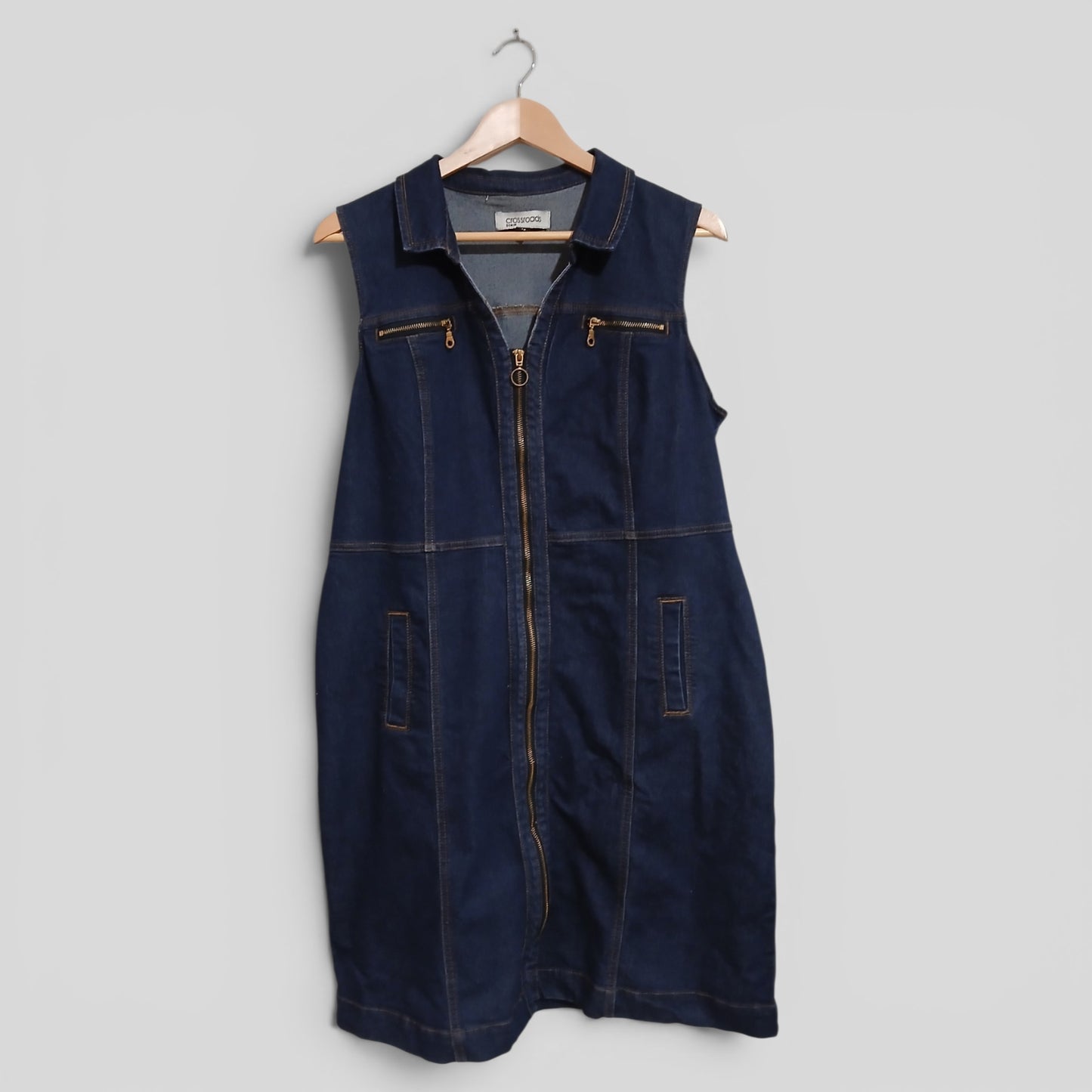 (18) Crossroads | Denim Dress