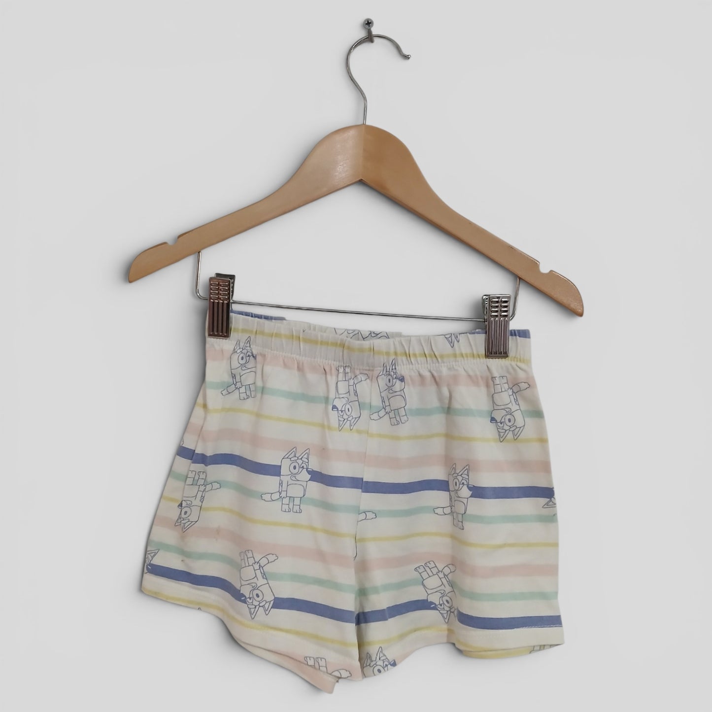 (6JNR) Bluey | Striped PJ Shorts