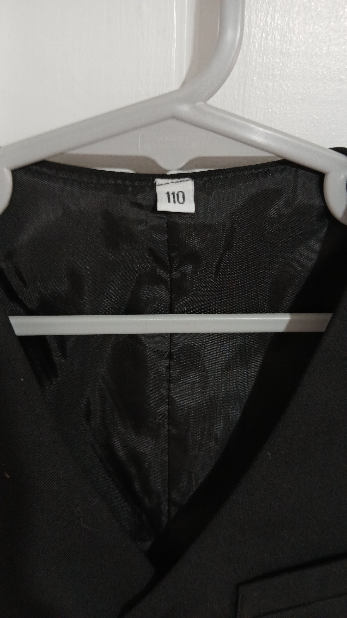 (110/5YRS) BNWOT | Shein | Black Suit Vest