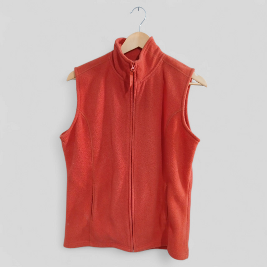 (M) Capture | Orange Fleece Vest
