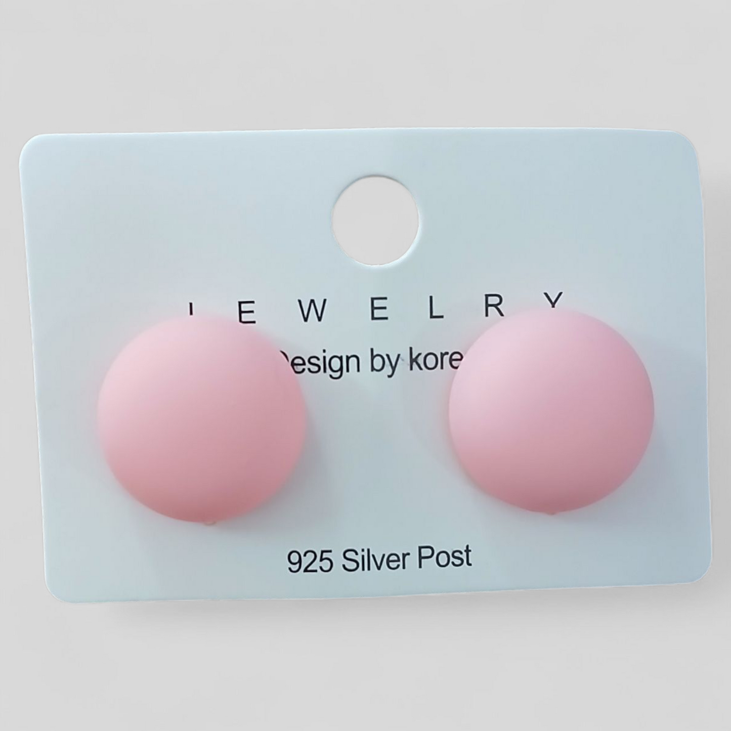 Pink Stud Earrings