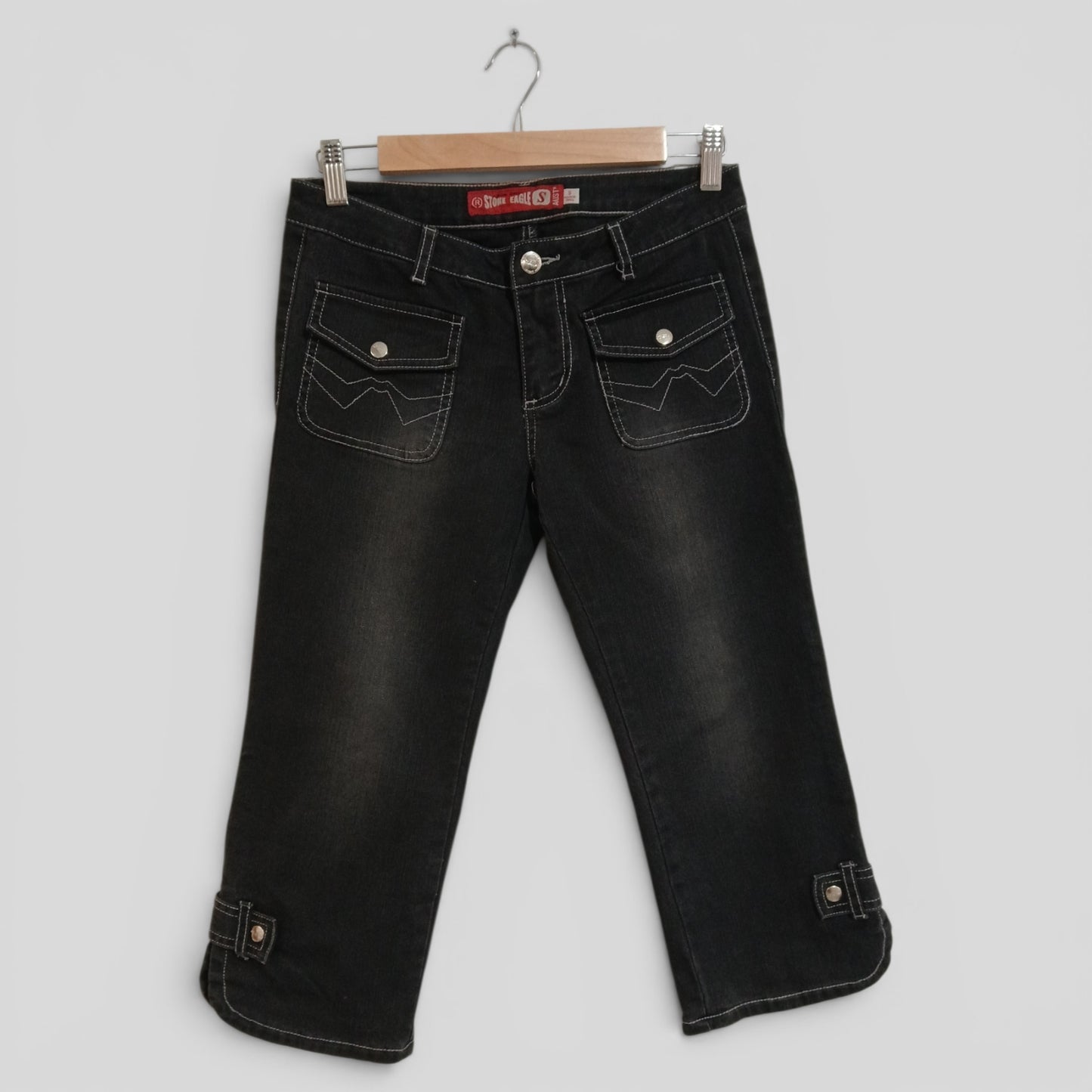 (S) Stone Eagle | Denim Capris