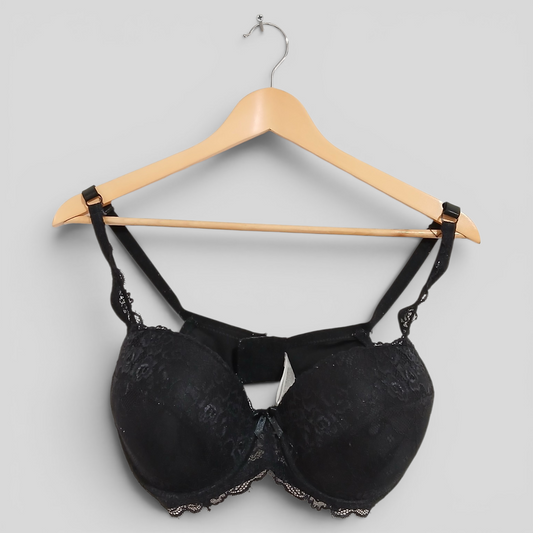 (14D) Edited | Black Lace Bra