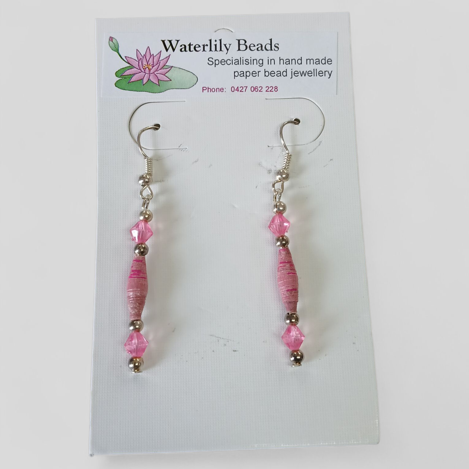 Image of Earrings | Paper Bead Single Drop Assorted