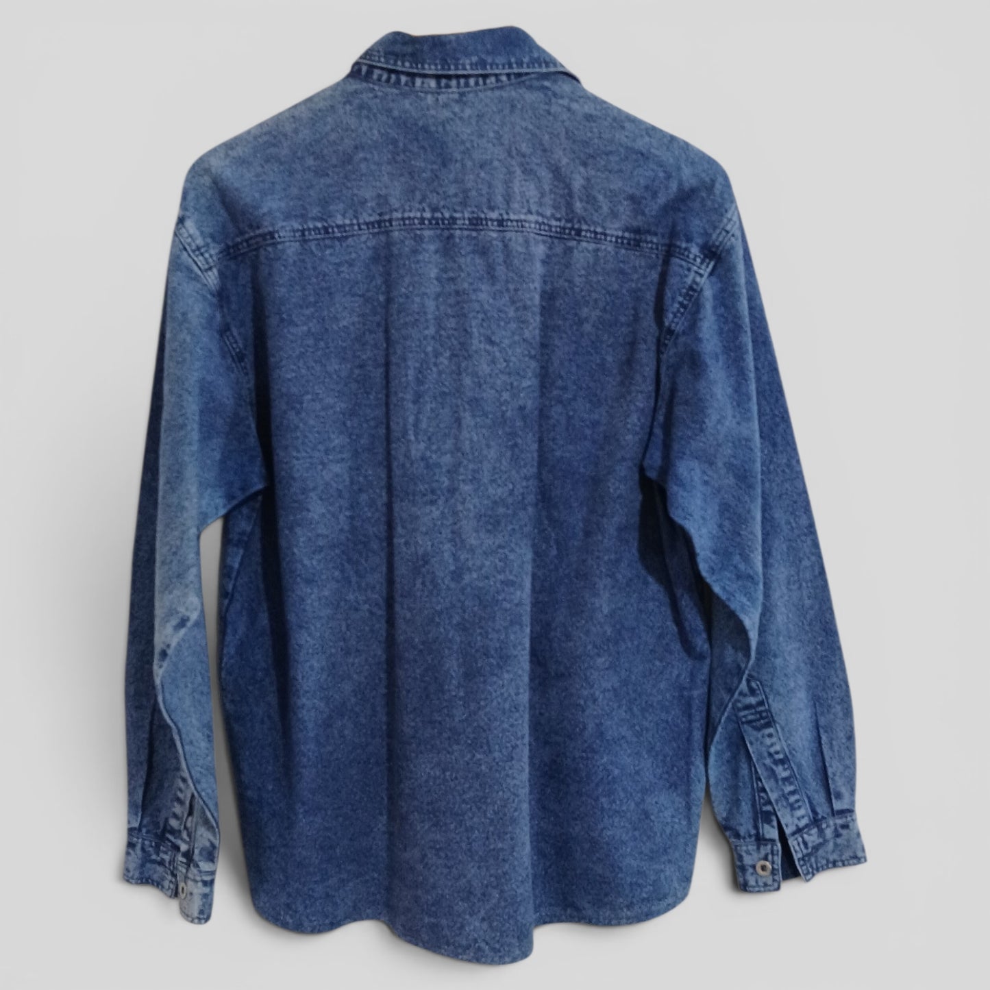 (S) Xfire | LS Denim Blouse