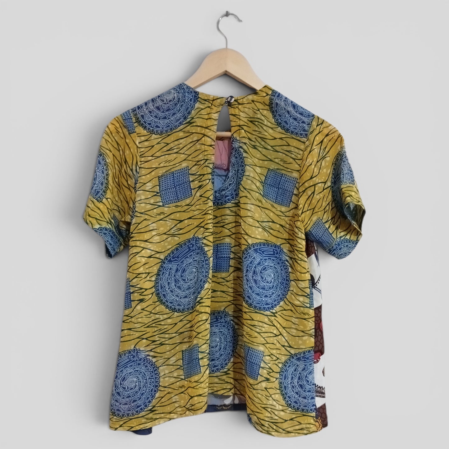 (L) TGF Textiles | Patchwork Blouse