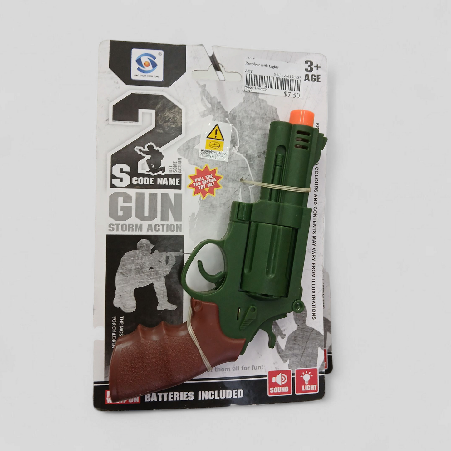 Revolver with Lights & Sounds