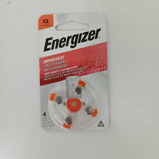 BATTERY ENERGIZER HEARING AID AZ13E PK4