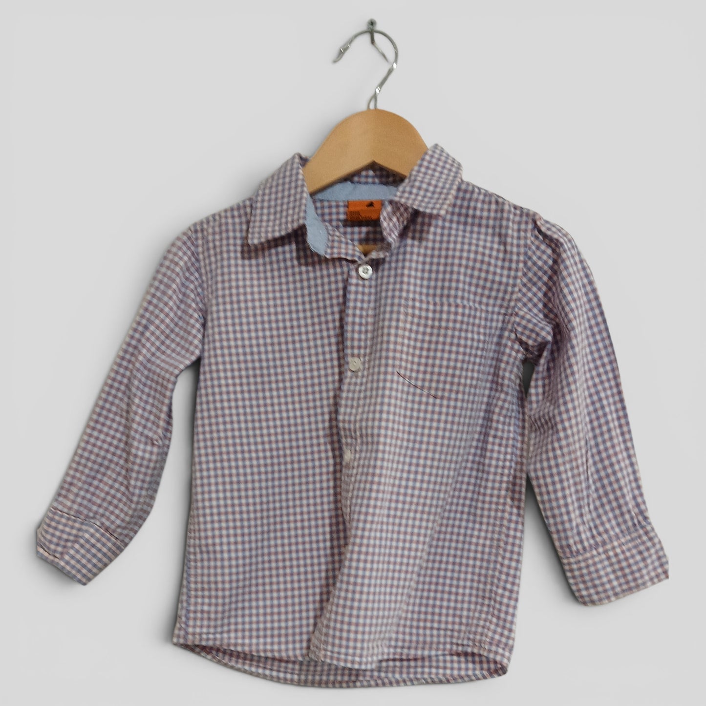 (4JNR) Tilt | Check LS Shirt