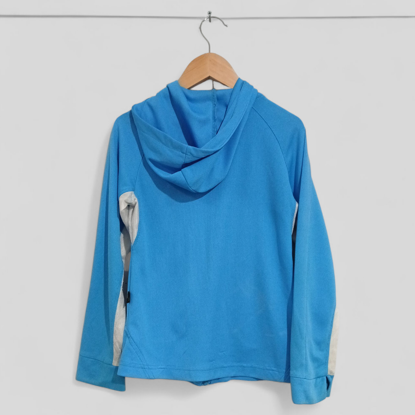 (8JNR) Blue Hooded Sunshirt