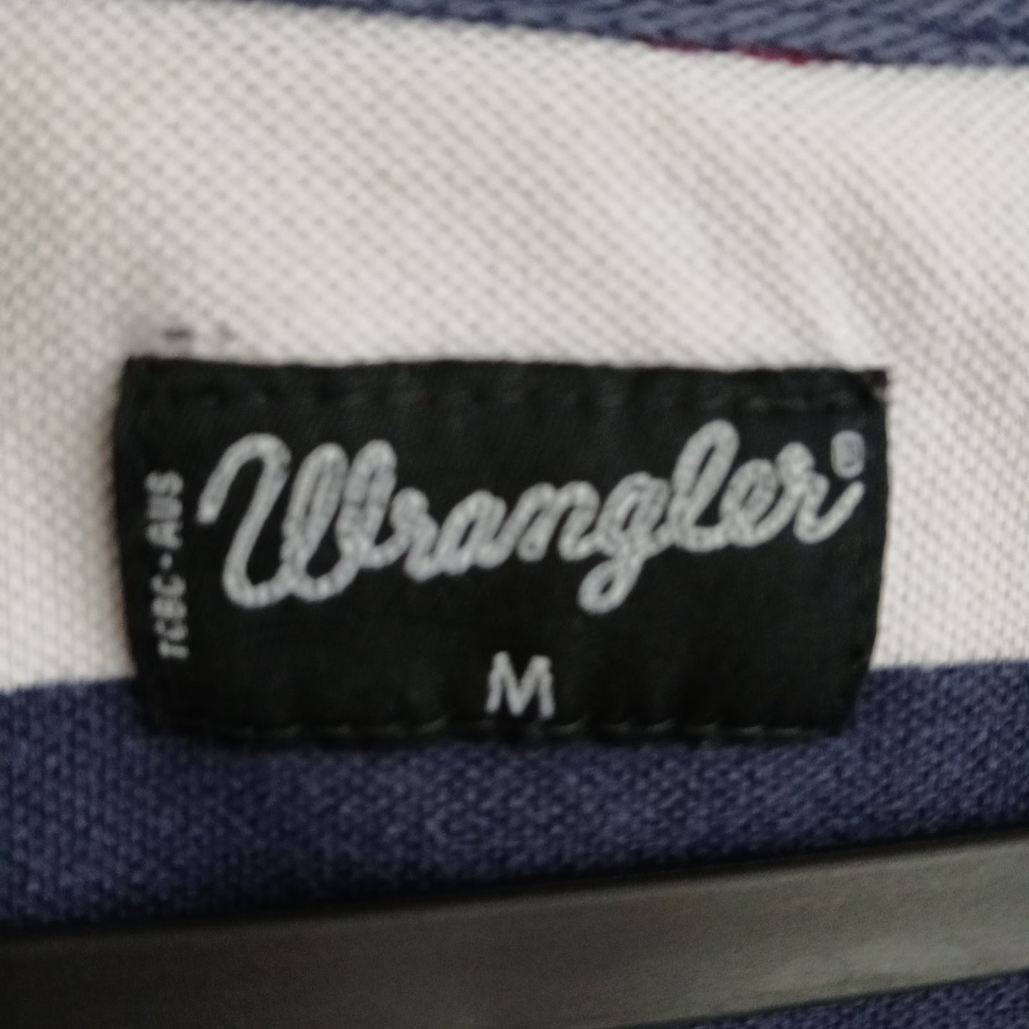 (M) Wrangler Striped Polo