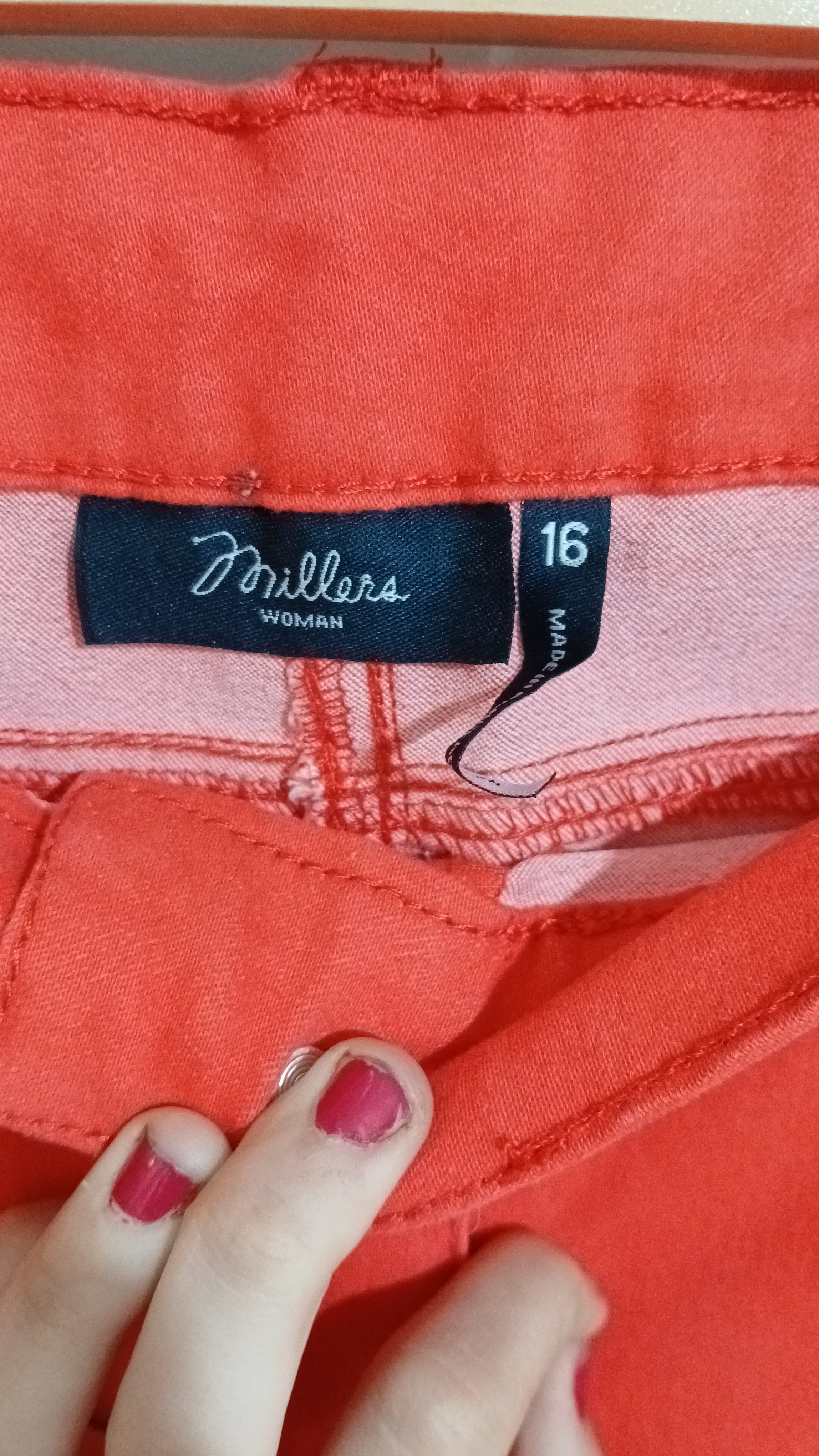 Image of (16) Millers | Orange Shorts