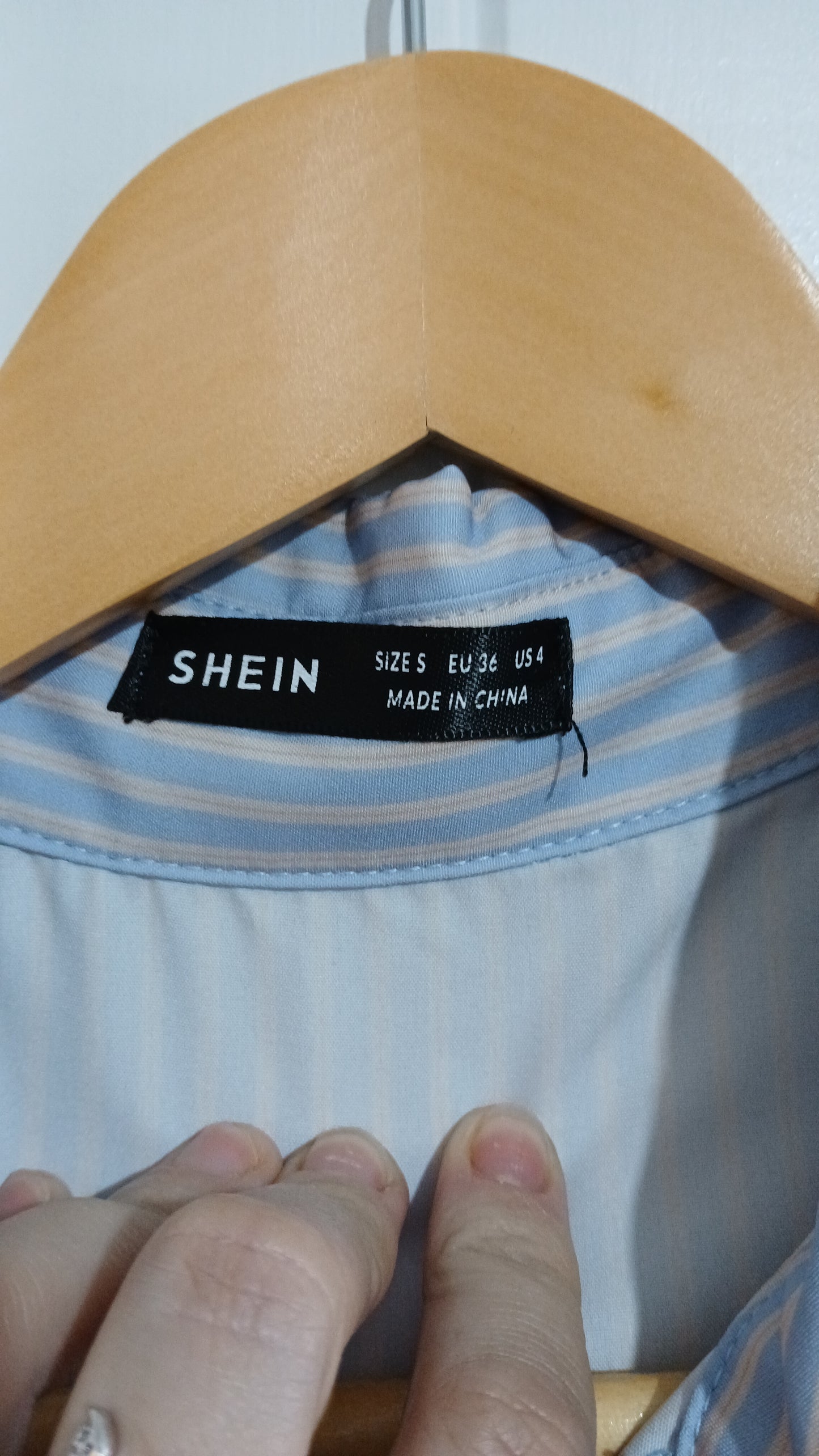 (S) Shein | Striped LS Shirt