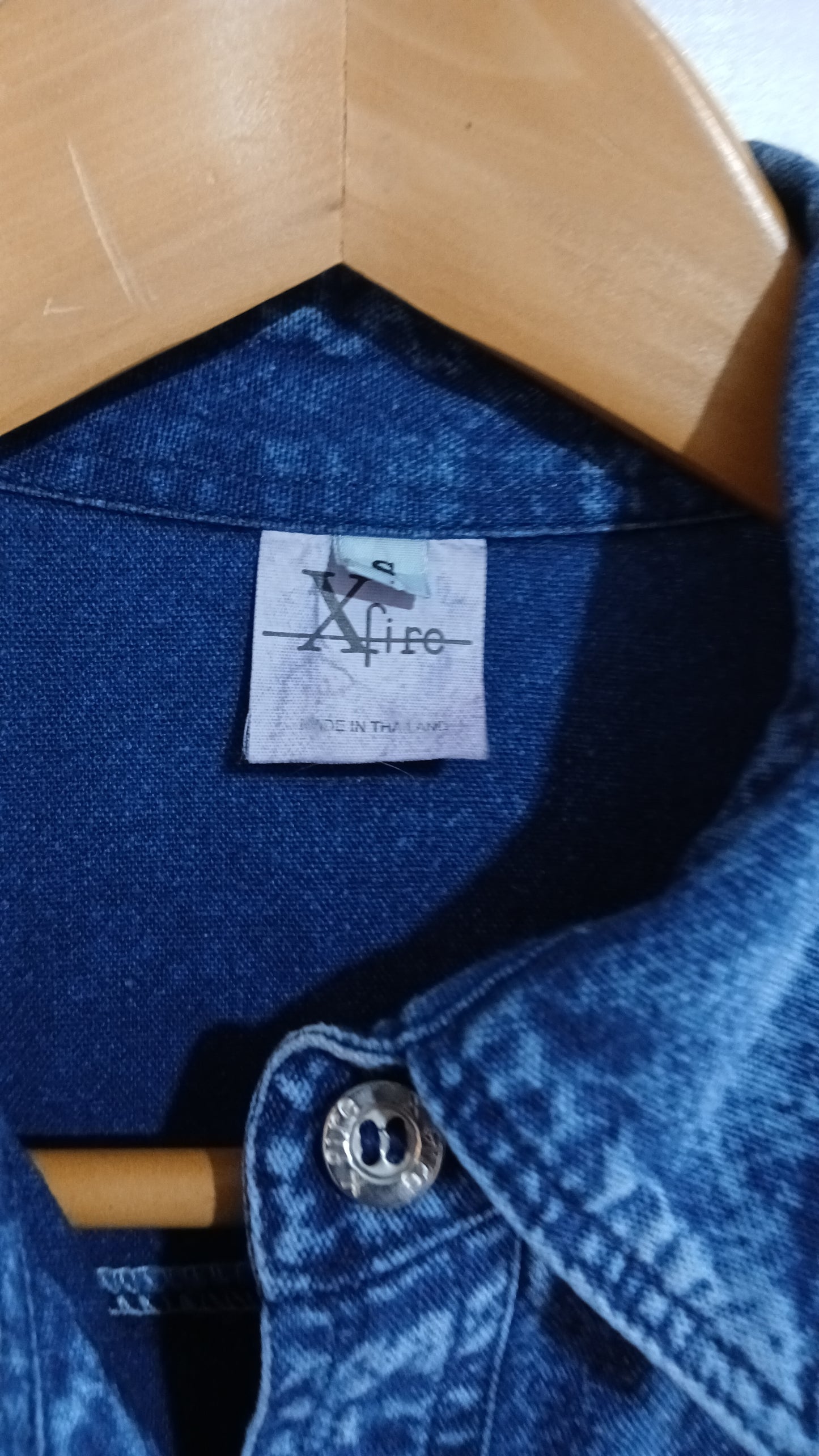 (S) Xfire | LS Denim Blouse