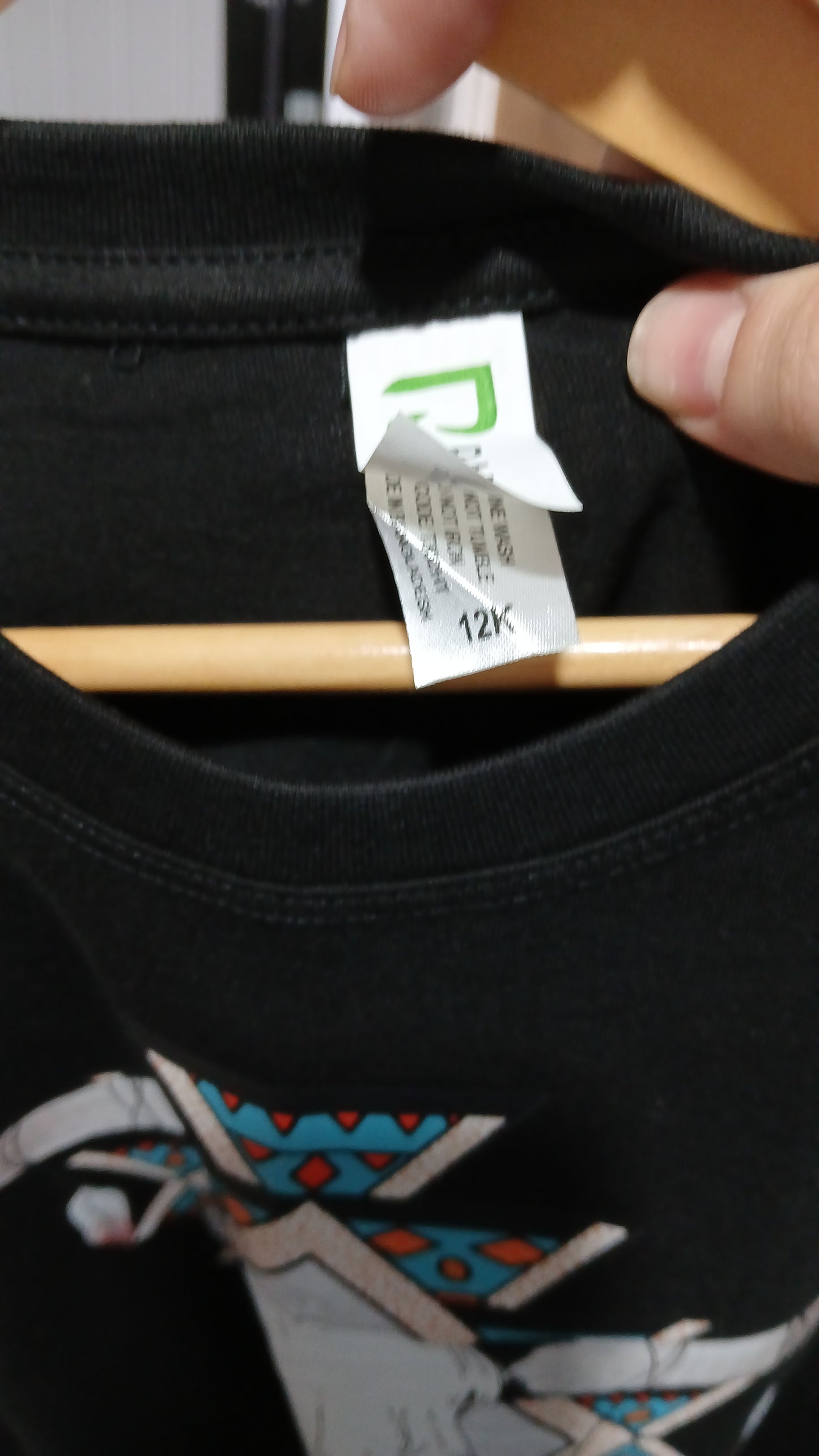 (12JNR) Howdy Hetty | Black Graphic Tee BNWT