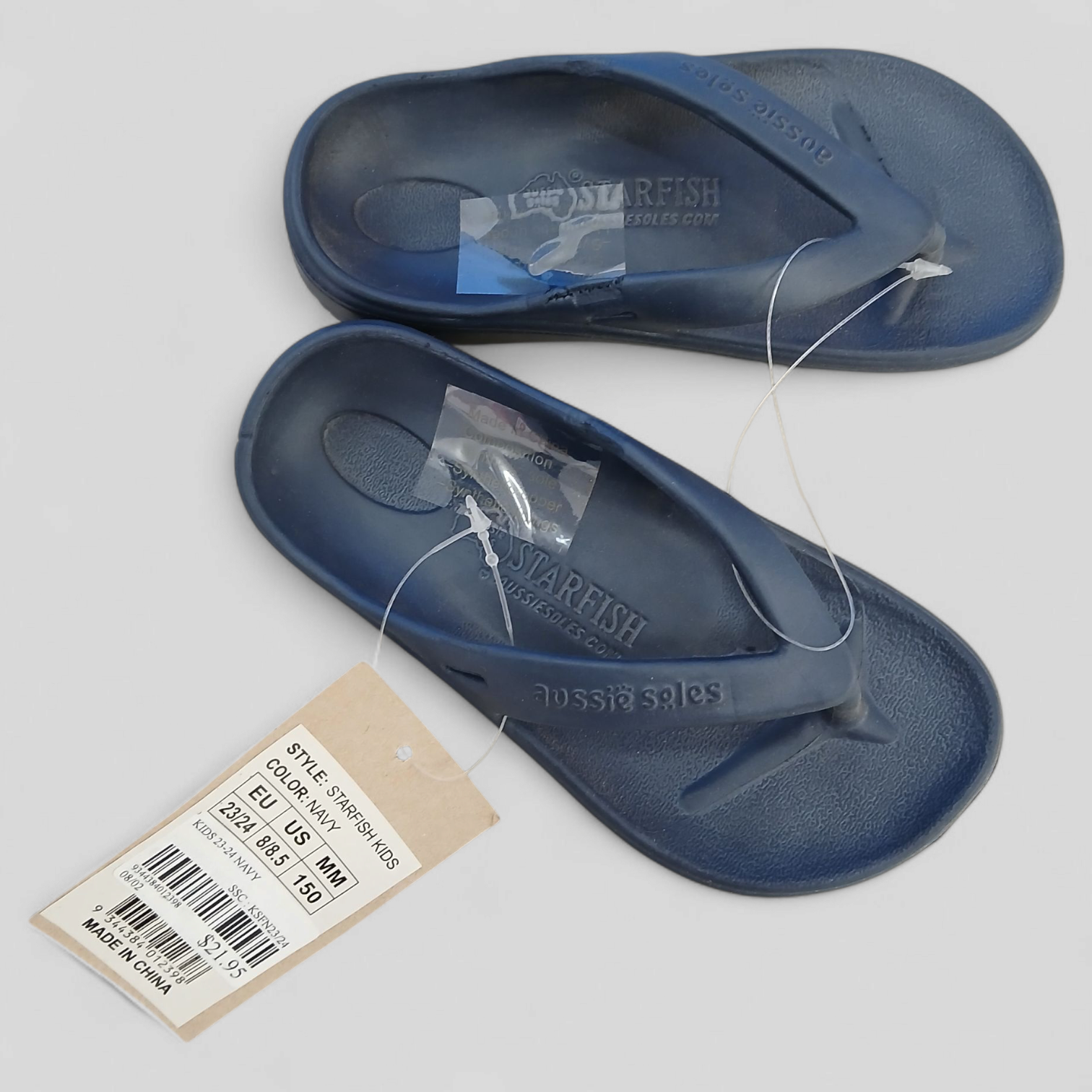 Image of (23-24) AUSSIE SOLES | KIDS STARFISH | NAVY